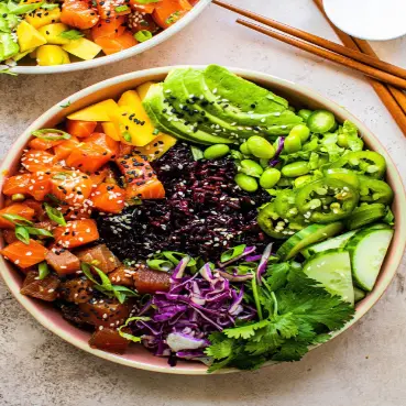 Salads and Poke Bowls